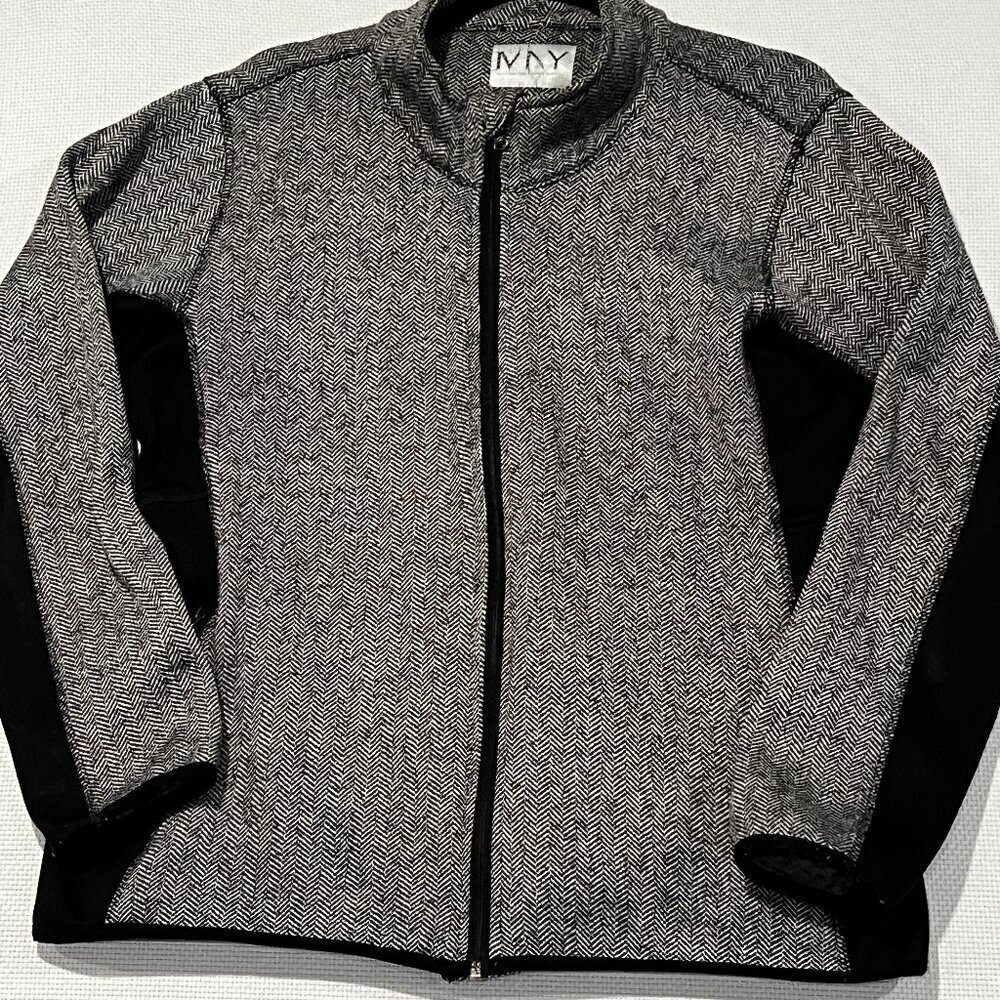 Marc New York Women's Size XL Full Zip‎ fitted Herringbone Jacket